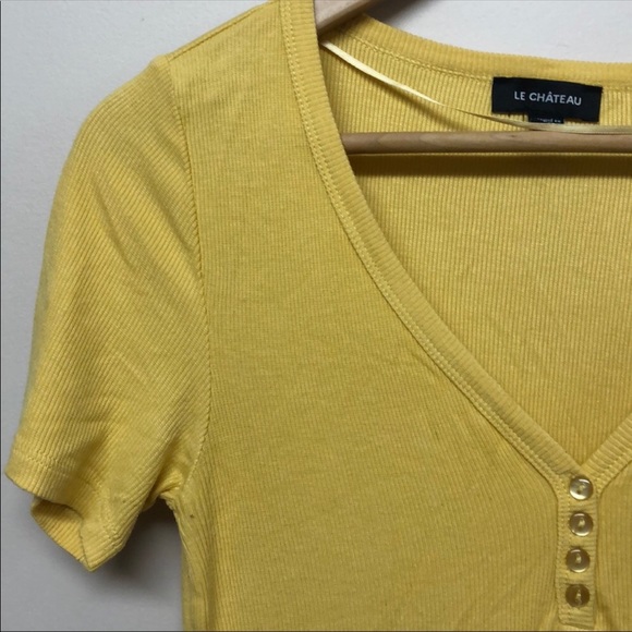 Le Chateau mastard color tee - Picture 3 of 5